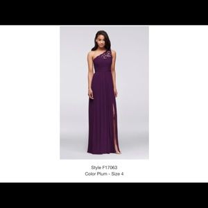 David’s Bridal bridesmaid dress